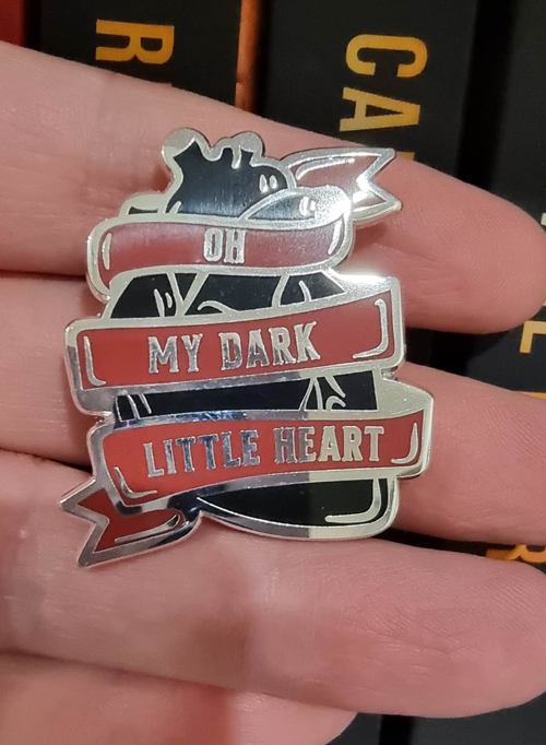Oh My Dark Little Heart Enamel Pin